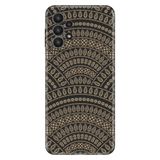 Senada Samsung Galaxy A33 Uyumlu İle Uyumlu Kılıf 0.4Mm Lazer Kesim Silikon Kapak Mat Mandala