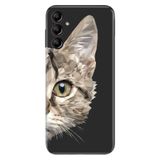 Senada Samsung Galaxy A35 İle Uyumlu Kılıf Silikon Desenli Resimli Kapak Kedi Prizma