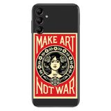 Senada Samsung Galaxy A35 İle Uyumlu Kılıf Silikon Desenli Resimli Kapak Make Art