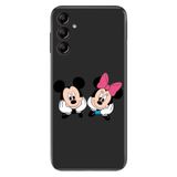 Senada Samsung Galaxy A35 İle Uyumlu Kılıf Silikon Desenli Resimli Kapak Minnie Mickeyyyyy