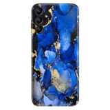 Senada Samsung Galaxy A35 İle Uyumlu Kılıf Silikon Desenli Resimli Kapak Simli Ametist Taşı
