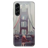 Senada Samsung Galaxy A36 6.7" İle Uyumlu Kılıf Desenli Sm-A366B Silikon Kapak Kırmızılı Kadın