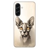 Senada Samsung Galaxy A36 6.7" İle Uyumlu Kılıf Desenli Sm-A366B Silikon Kapak Sfenks Kedi
