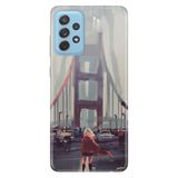 Senada Samsung Galaxy A52 İle Uyumlu Kılıf Desenli Baskılı Silikon Kırmızılı Kadın