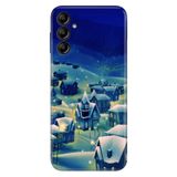Senada Samsung Galaxy A54 İle Uyumlu Kılıf Silikon Desenli Resimli Kapak Cold Village