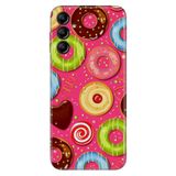 Senada Samsung Galaxy A54 İle Uyumlu Kılıf Silikon Desenli Resimli Kapak Donut