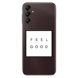 Senada Samsung Galaxy A54 İle Uyumlu Kılıf Silikon Desenli Resimli Kapak Feel Good