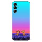 Senada Samsung Galaxy A54 İle Uyumlu Kılıf Silikon Desenli Resimli Kapak Junior Aslanlar