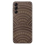Senada Samsung Galaxy A54 İle Uyumlu Kılıf Silikon Desenli Resimli Kapak Mat Mandala
