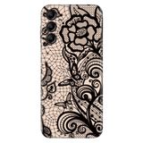 Senada Samsung Galaxy A54 İle Uyumlu Kılıf Silikon Desenli Resimli Kapak Pink Mandala