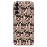 Senada Samsung Galaxy A54 İle Uyumlu Kılıf Silikon Desenli Resimli Kapak Pug Pug Köpek
