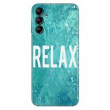 Senada Samsung Galaxy A54 İle Uyumlu Kılıf Silikon Desenli Resimli Kapak Relax Mermer