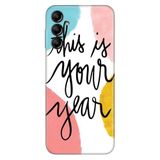 Senada Samsung Galaxy A54 İle Uyumlu Kılıf Silikon Desenli Resimli Kapak Your Year