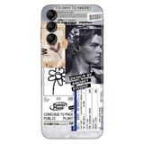 Senada Samsung Galaxy A54 İle Uyumlu Kılıf Silikon Desenli Resimli Uv Kapak Amorey
