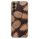 Senada Samsung Galaxy A54 İle Uyumlu Kılıf Silikon Desenli Resimli Uv Kapak Ananas