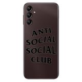 Senada Samsung Galaxy A54 İle Uyumlu Kılıf Silikon Desenli Resimli Uv Kapak Anti Social