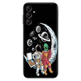 Senada Samsung Galaxy A54 İle Uyumlu Kılıf Silikon Desenli Resimli Uv Kapak Astronot Ufo