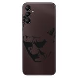 Senada Samsung Galaxy A54 İle Uyumlu Kılıf Silikon Desenli Resimli Uv Kapak Ata Silüet