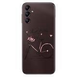 Senada Samsung Galaxy A54 İle Uyumlu Kılıf Silikon Desenli Resimli Uv Kapak Bike Like