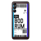 Senada Samsung Galaxy A54 İle Uyumlu Kılıf Silikon Desenli Resimli Uv Kapak Bodrum Uçak Bileti