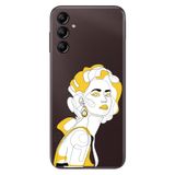 Senada Samsung Galaxy A54 İle Uyumlu Kılıf Silikon Desenli Resimli Uv Kapak Face Art