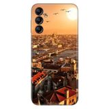 Senada Samsung Galaxy A54 İle Uyumlu Kılıf Silikon Desenli Resimli Uv Kapak Galata