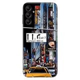 Senada Samsung Galaxy A54 İle Uyumlu Kılıf Silikon Desenli Resimli Uv Kapak Gece New York