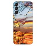 Senada Samsung Galaxy A54 İle Uyumlu Kılıf Silikon Desenli Resimli Uv Kapak Günbatımı,Color483
