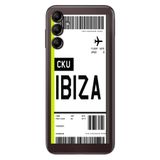 Senada Samsung Galaxy A54 İle Uyumlu Kılıf Silikon Desenli Resimli Uv Kapak Ibiza Uçak Bileti