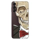 Senada Samsung Galaxy A54 İle Uyumlu Kılıf Silikon Desenli Resimli Uv Kapak Iskelet Adam