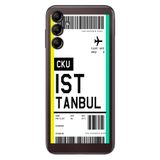 Senada Samsung Galaxy A54 İle Uyumlu Kılıf Silikon Desenli Resimli Uv Kapak Istanbul Uçak Bileti