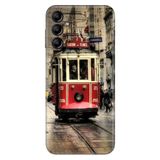 Senada Samsung Galaxy A54 İle Uyumlu Kılıf Silikon Desenli Resimli Uv Kapak Istiklal Taksim