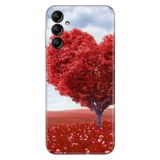 Senada Samsung Galaxy A54 İle Uyumlu Kılıf Silikon Desenli Resimli Uv Kapak Kalp Gölgesi