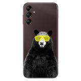 Senada Samsung Galaxy A54 İle Uyumlu Kılıf Silikon Desenli Resimli Uv Kapak Kanye Bear
