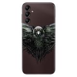 Senada Samsung Galaxy A54 İle Uyumlu Kılıf Silikon Desenli Resimli Uv Kapak Kartal,Color120