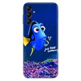 Senada Samsung Galaxy A54 İle Uyumlu Kılıf Silikon Desenli Resimli Uv Kapak Kayıp Balık