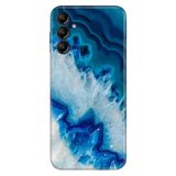 Senada Samsung Galaxy A54 İle Uyumlu Kılıf Silikon Desenli Resimli Uv Kapak Koyu Ametist