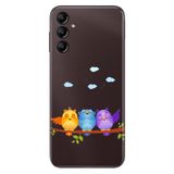 Senada Samsung Galaxy A54 İle Uyumlu Kılıf Silikon Desenli Resimli Uv Kapak Kuşlar