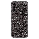 Senada Samsung Galaxy A54 İle Uyumlu Kılıf Silikon Desenli Resimli Uv Kapak Leopar Flu