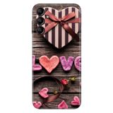 Senada Samsung Galaxy A54 İle Uyumlu Kılıf Silikon Desenli Resimli Uv Kapak Love Suss