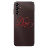 Senada Samsung Galaxy A54 İle Uyumlu Kılıf Silikon Desenli Resimli Uv Kapak Loveinlove