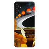 Senada Samsung Galaxy A54 İle Uyumlu Kılıf Silikon Desenli Resimli Uv Kapak Mars'A Yolculuk