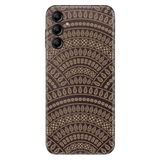Senada Samsung Galaxy A54 İle Uyumlu Kılıf Silikon Desenli Resimli Uv Kapak Mat Mandala