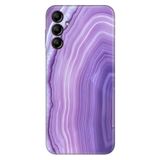 Senada Samsung Galaxy A54 İle Uyumlu Kılıf Silikon Desenli Resimli Uv Kapak Mat Pembe Ametist