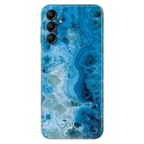 Senada Samsung Galaxy A54 İle Uyumlu Kılıf Silikon Desenli Resimli Uv Kapak Mavi Ametist