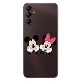Senada Samsung Galaxy A54 İle Uyumlu Kılıf Silikon Desenli Resimli Uv Kapak Minnie Mickeyyyyy