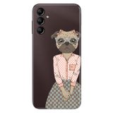 Senada Samsung Galaxy A54 İle Uyumlu Kılıf Silikon Desenli Resimli Uv Kapak Miss.Pug