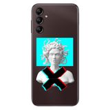 Senada Samsung Galaxy A54 İle Uyumlu Kılıf Silikon Desenli Resimli Uv Kapak Mix Heykel