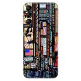 Senada Samsung Galaxy A54 İle Uyumlu Kılıf Silikon Desenli Resimli Uv Kapak Newyork Like