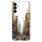 Senada Samsung Galaxy A54 İle Uyumlu Kılıf Silikon Desenli Resimli Uv Kapak Newyork Trafik